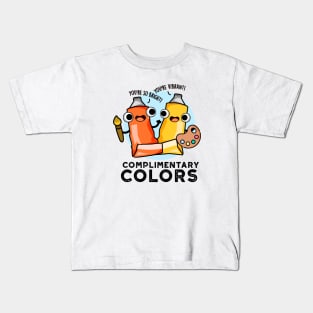 Complimentary Colors Cute Paint Pun Kids T-Shirt